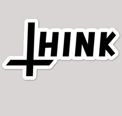 Think - 4" Sticker